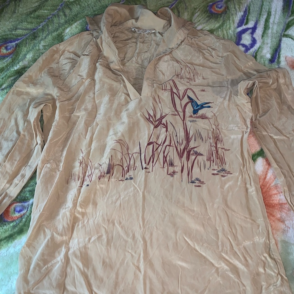 VERY RARE VINTAGE Gucci Silk shirt from the 70's
